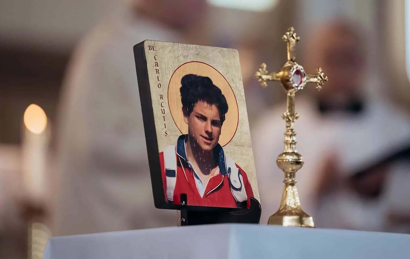 Our Lady of Dolours Church Chatswood with the Relic of Blessed Carlo Acutis